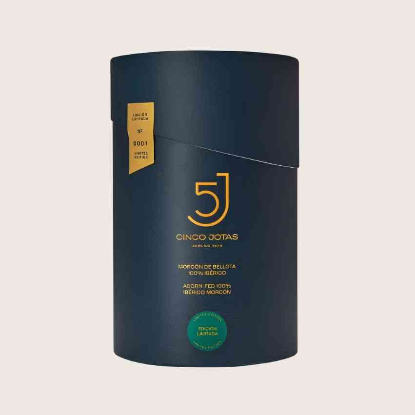 Morcón Ibérico de Bellota 5J 1 kg in Kanister | Premium Qualität