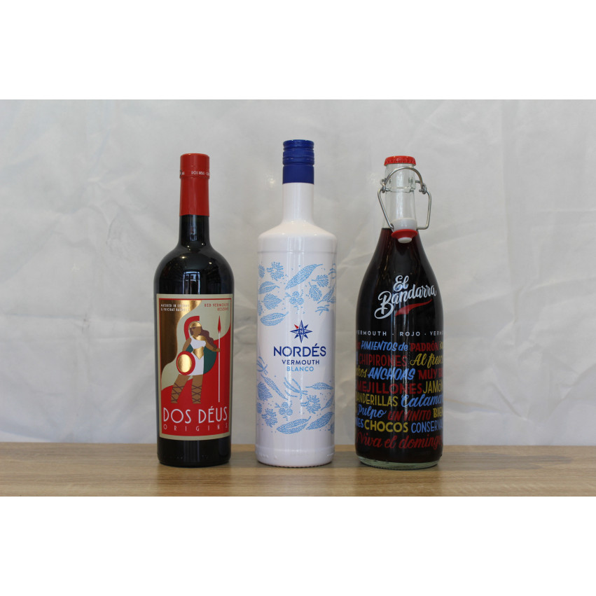 Surtido L'Heure du Vermouth | Vermouth Nordés Blanc et Vermut Rouge San Bernabé