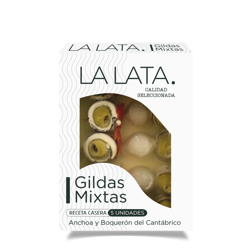 Gildas Mixtas Acciuga e Boccadillo La Latta 150 g (5 pz) | Aperitivo Gourmet