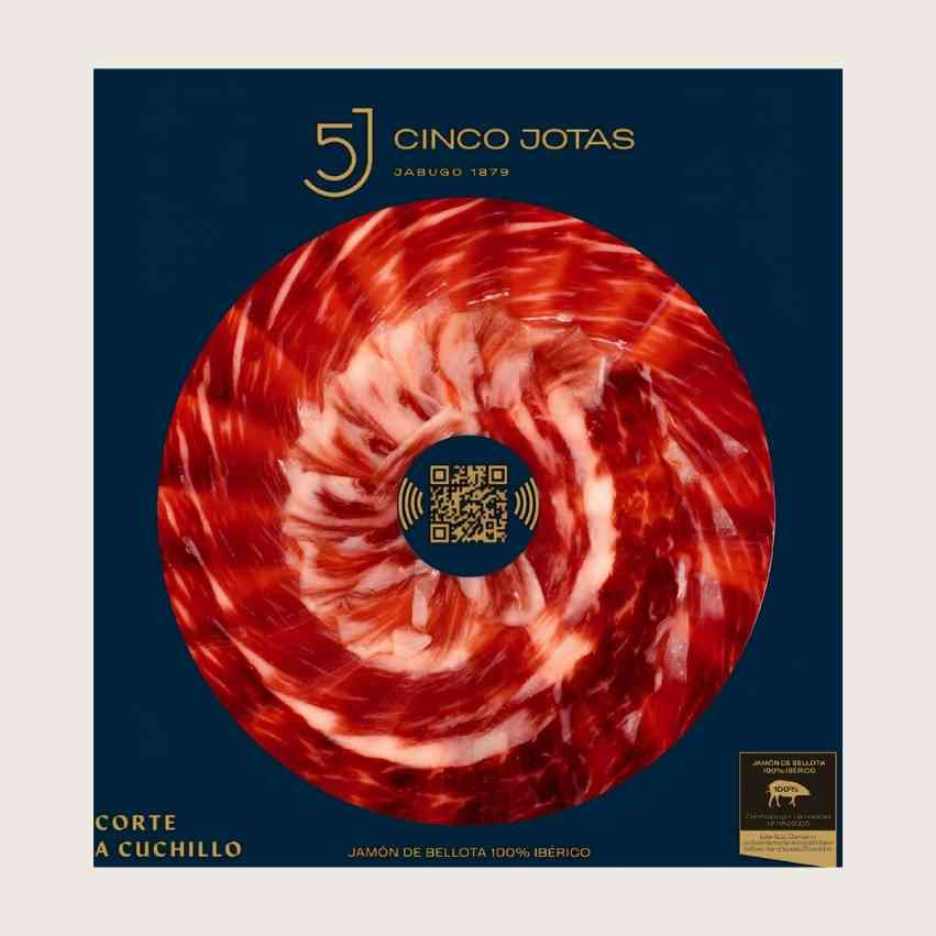 Fatias de Presunto 5J Bellota – Pack 12 x 80 g | Iberian Market