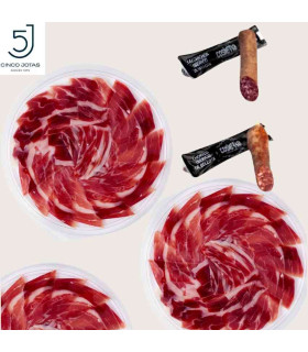 Pack 5J K: Loncheado 20 sobres Paleta 5J 80 g +Pack 5J K: + Embutidos Cosierra
