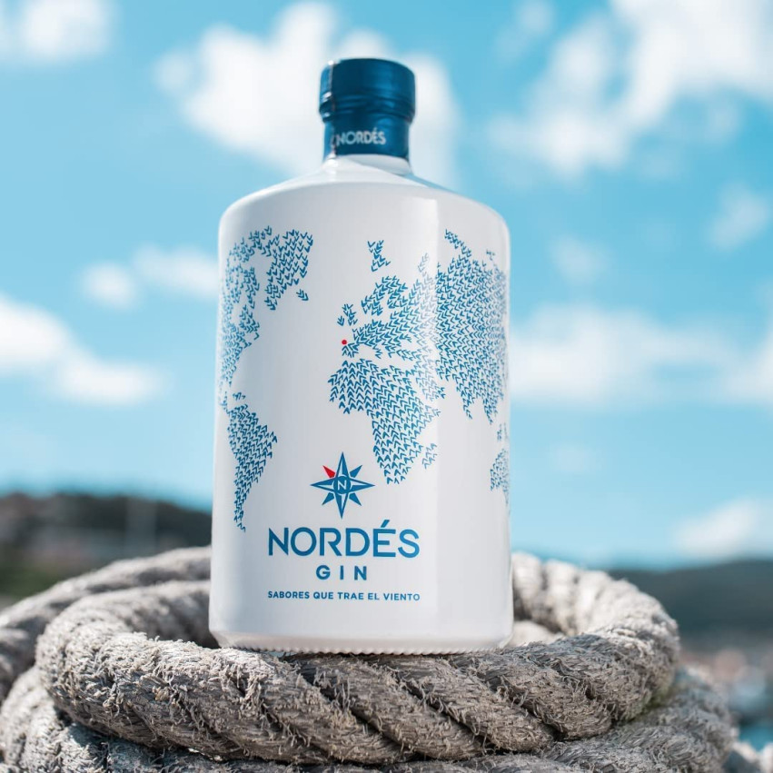 Ginebra Nordés Atlantic Galician 70 cl | Ginebra Premium Gallega | Iberian Market