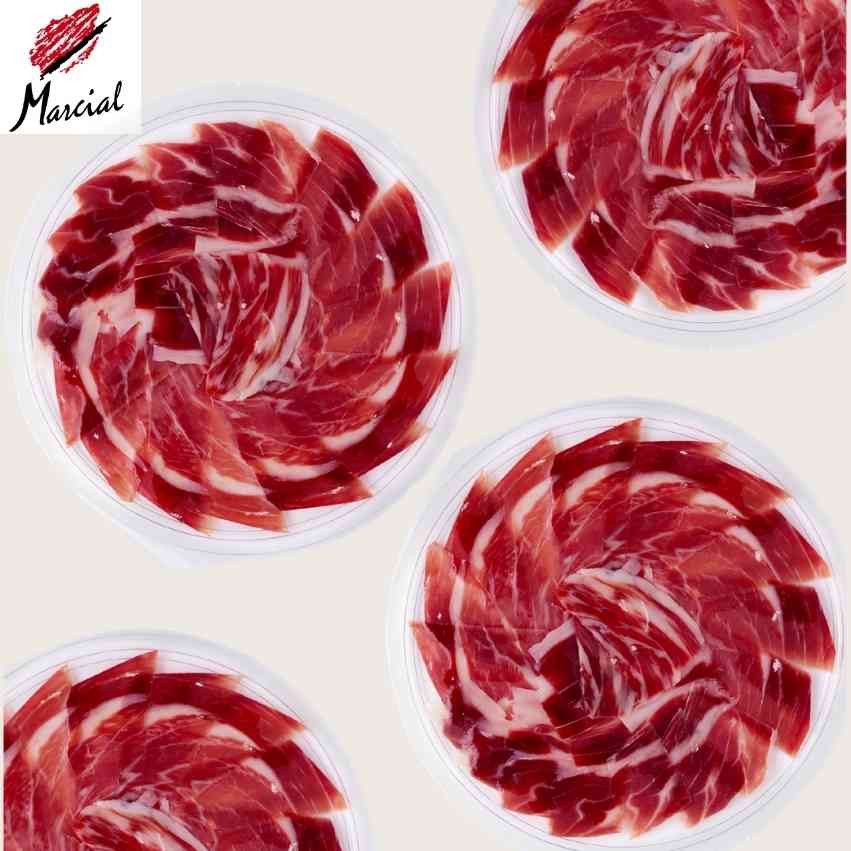 Affettato a mano di Prosciutto di Bellota 100% Ibérico Marcial Castro | Iberian Market