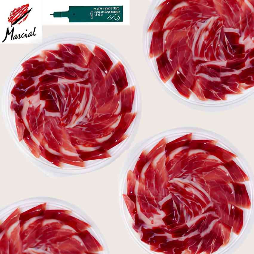 Loncheado a mano de Jamón de Cebo Campo Ibérico - 20 platos | Iberian Market