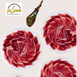 Loncheado a mano de Jamón ibérico de cebo Flor Sierra de Jabugo 20 torebek