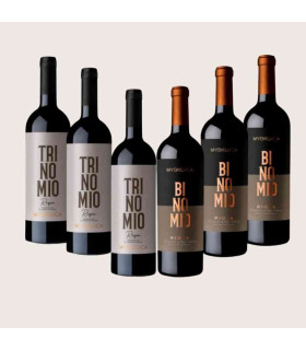 Set Rioja Weine: 3 Mabeluca Trinomio Crianza + 3 Binomio Reserva DOCa