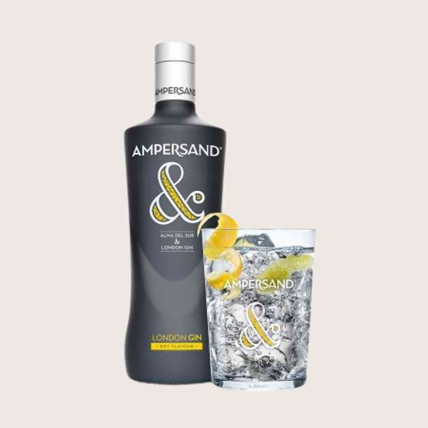 Ginebra Ampersand Dry Flavour 70 cl | London Dry Premium | Iberian Market