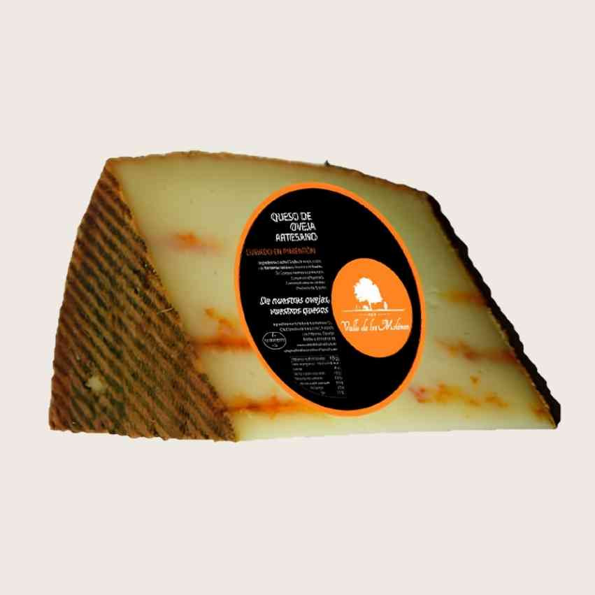 Fromage de Brebis Artisan Affiné au Paprika Valle de los Molinos | Fromage Manchego Gourmet | Iberian Market