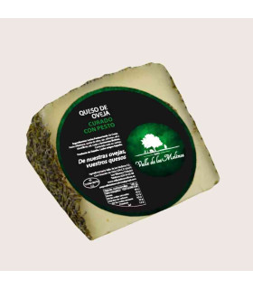 Fromage de Brebis Affiné au Pesto Vallée des Moulins | Fromage Manchego Gourmet | Iberian Market