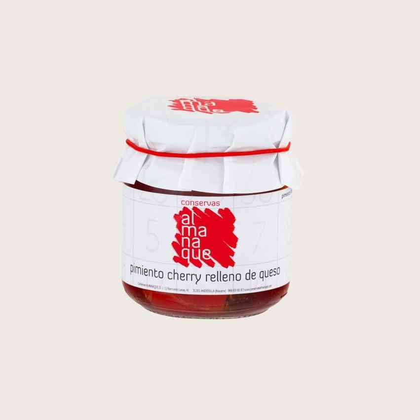Piment Cherry Farci au Fromage 212 ml – Conserves Almanaque | Iberian Market