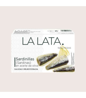 Sardinillas en Aceite de Oliva 10/14 – 115 g – Marca La Lata