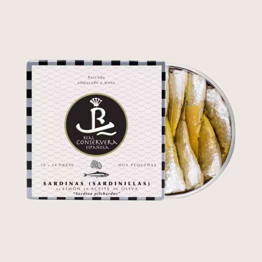 Sardinillas en Huile d'Olive 10/14 Real Conservera 120 ml | Conserva Gourmet | Iberian Market