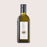 Olio 1881 Fiasco 500 ml Edizione Speciale | Olio d'Oliva Extravergine | Iberian Market
