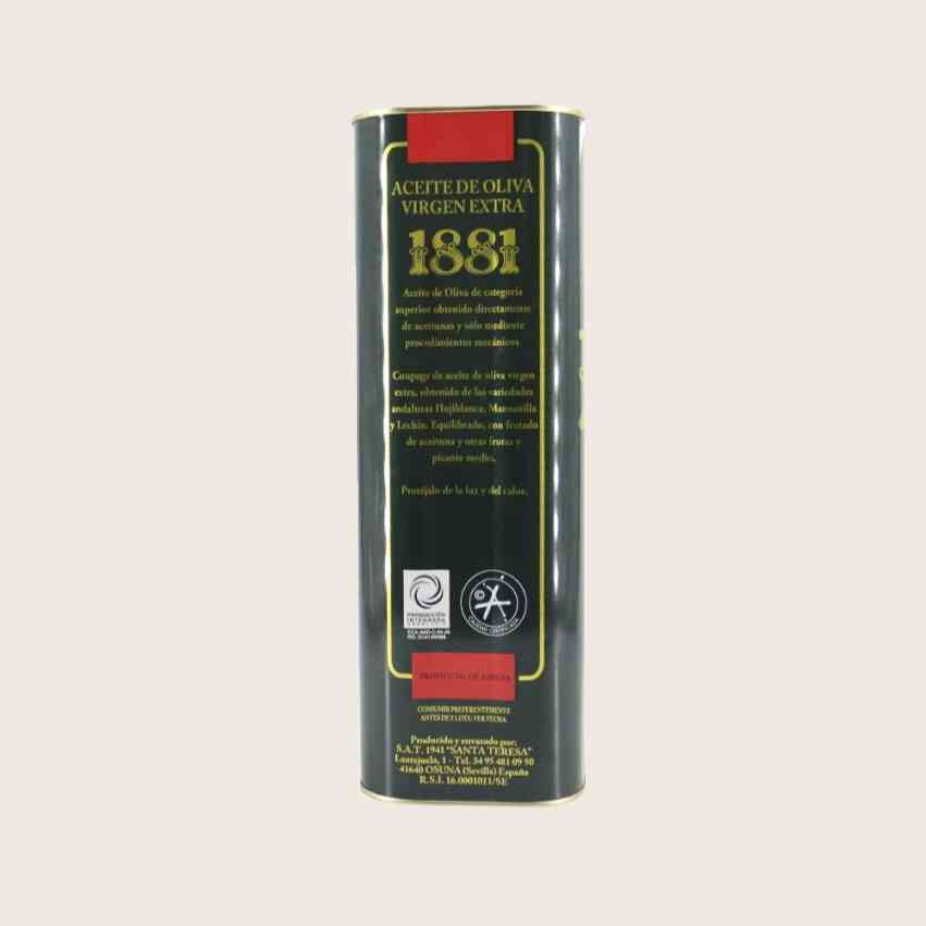 Huile d'Olive Extra Vierge 1881 – Boîte 5 L | Huile Andalousie Premium | Iberian Market