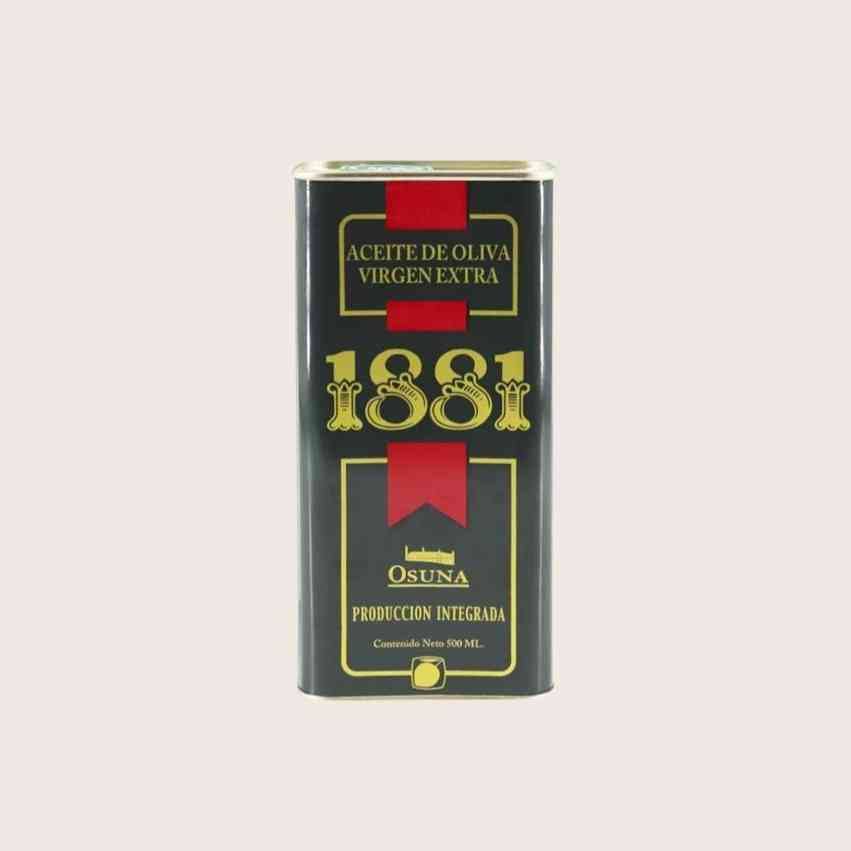 Huile 1881 Boîte 0,5 L | Huile d'Olive Vierge Extra Andalouse | Iberian Market