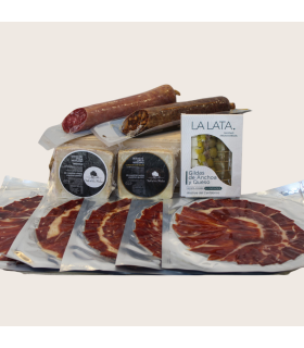 Iberian Snack Assortment | Iberian Ham, Acorn-Cured Sausages, and Gourmet Cheeses