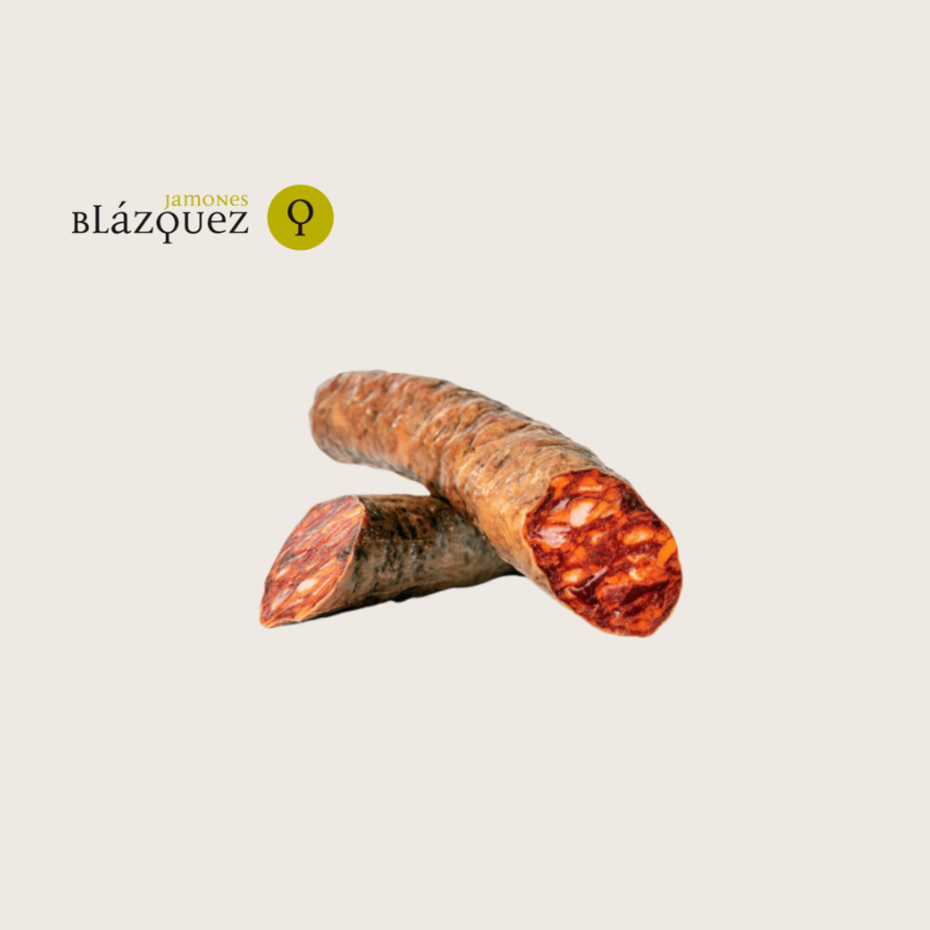 Iberian Acorn Chorizo Blázquez - 2 Half Pieces (450g each)