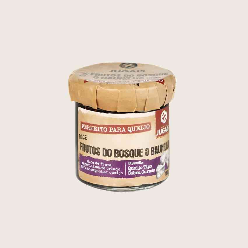 Kup d?em z owoców le?nych i wanilii Quinta de Jugais 180 g | D?em Gourmet Naturalny