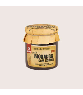 Kup d?em truskawkowy z mi?t? Quinta de Jugais 280 g | D?em gourmet naturalny