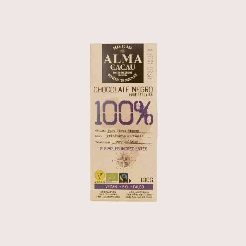 Comprar Chocolate Amargo 100% Alma de Cacau | Cacau Puro Gourmet