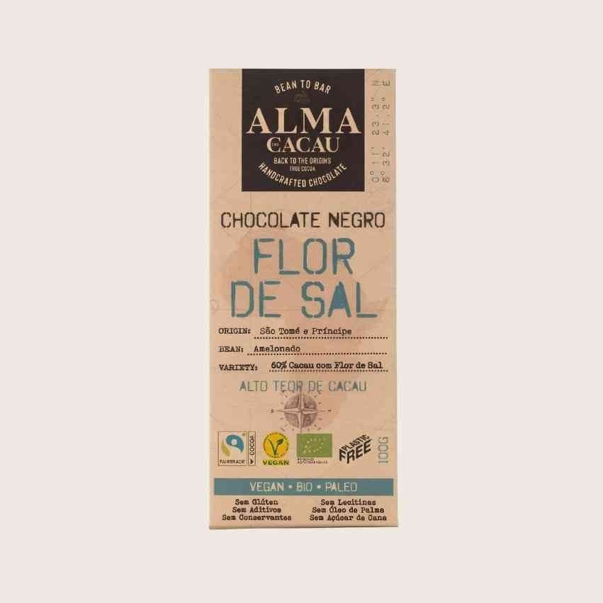 Schokoladenkauf Dunkle Schokolade 60% Alma de Cacao 100 g | Gourmet-Schokolade Ausgewogen