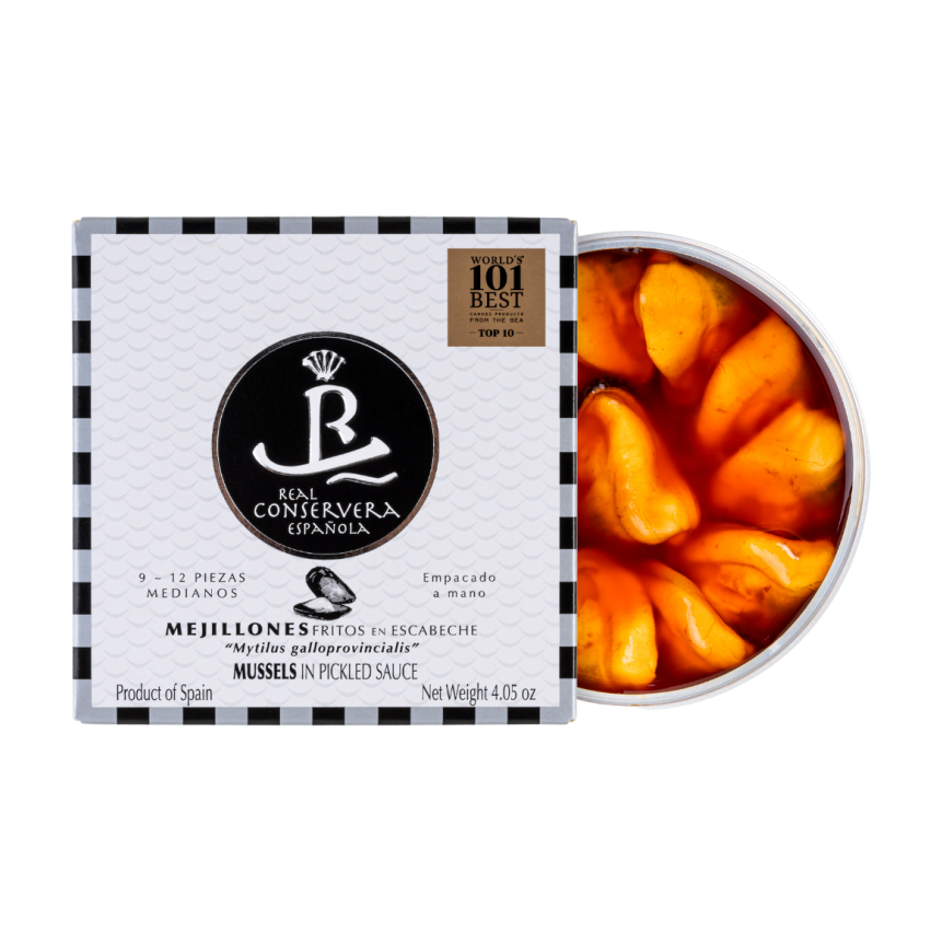Mejillones en Escabeche 9/12 Real Conservera 120 ml