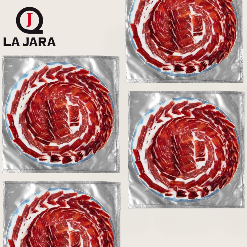 Pack Jamón Ibérico Cebo La Jara 20 Sobres Loncheados | Gourmet