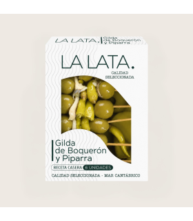 Gildas de Boquerón y Piparra (6 unidades) 150 g La Lata