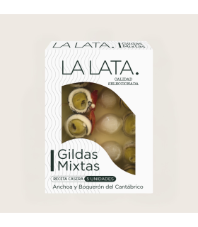 Gildas Mixtas Anchoa und Boquerón Die Dose 150 g (5 Stück) | Gourmet-Aperitif