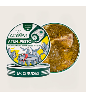 Ventresca di Tonno Chiaro al Pesto 110grs. - La Curiosa