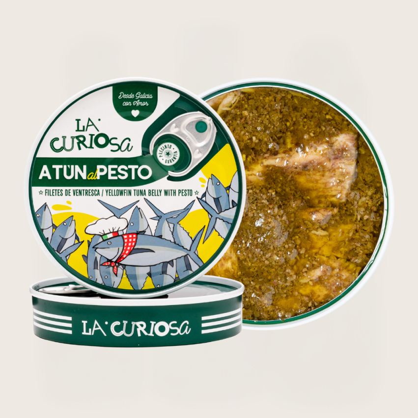 Ventresca tu?czyka w sosie pesto 110g - La Curiosa