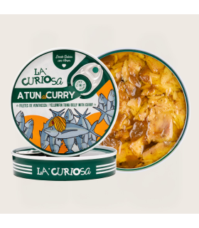 Ventresca von hellem Thunfisch mit grünem Curry 110g - La Curiosa