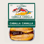 Caballa Canalla La Curiosa 120g - Filety z makreli w oliwie z oliwek, czerwonym curry i chili