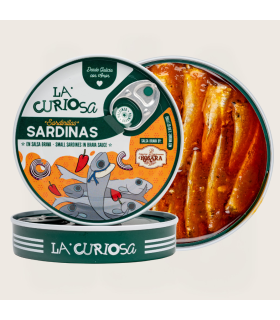 Sardinillas en Salsa Brava 110grs. - 12/16 piezas - La Curiosa