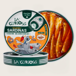Sardinillas en Salsa Brava 110grs. - 12/16 piezas - La Curiosa
