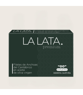 Anchois du Cantabrique dans de l'huile d'olive La Lata 50 g Premium
