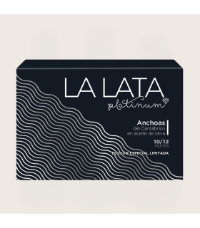 Cantabrian Anchovies Platinum Series The Can 10/12 Fillets | Premium Gourmet