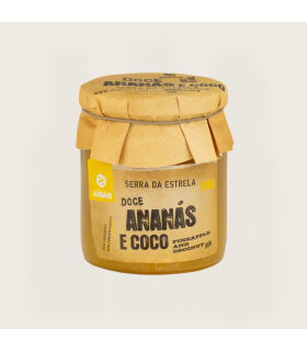 Confiture d'ananas et de noix de coco Quinta de Jugais 280 g