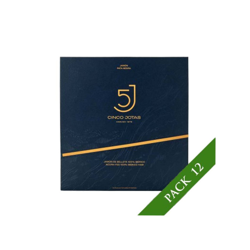 Pack Jamón 100% Bellota 5 Jotas Corte a mano 12 sobres