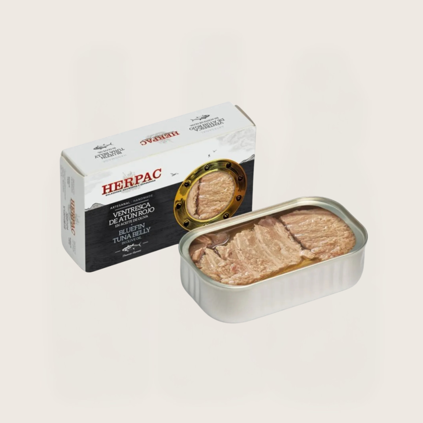 Ventresca von Rotem Thunfisch in Olivenöl Herpac 120 g
