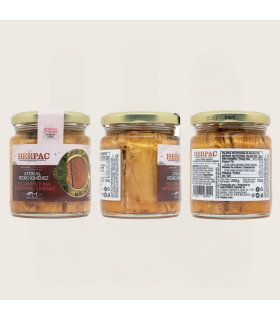 Tarro Atum Aleta Amarela ao Pedro Ximenez 250 g Herpac