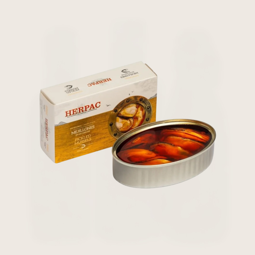 Mussels in Escabeche 4/6 115 g Herpac