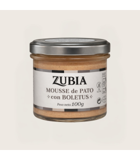Mousse de pato con boletus 100 g Zubia