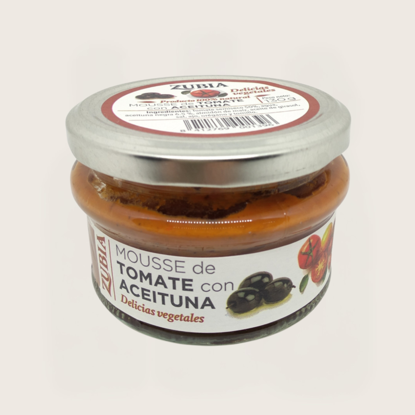 Mousse de tomate con aceituna 130 g Zubia