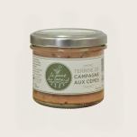Terrine campagne aux cepes 100 g "Le pont du canard"