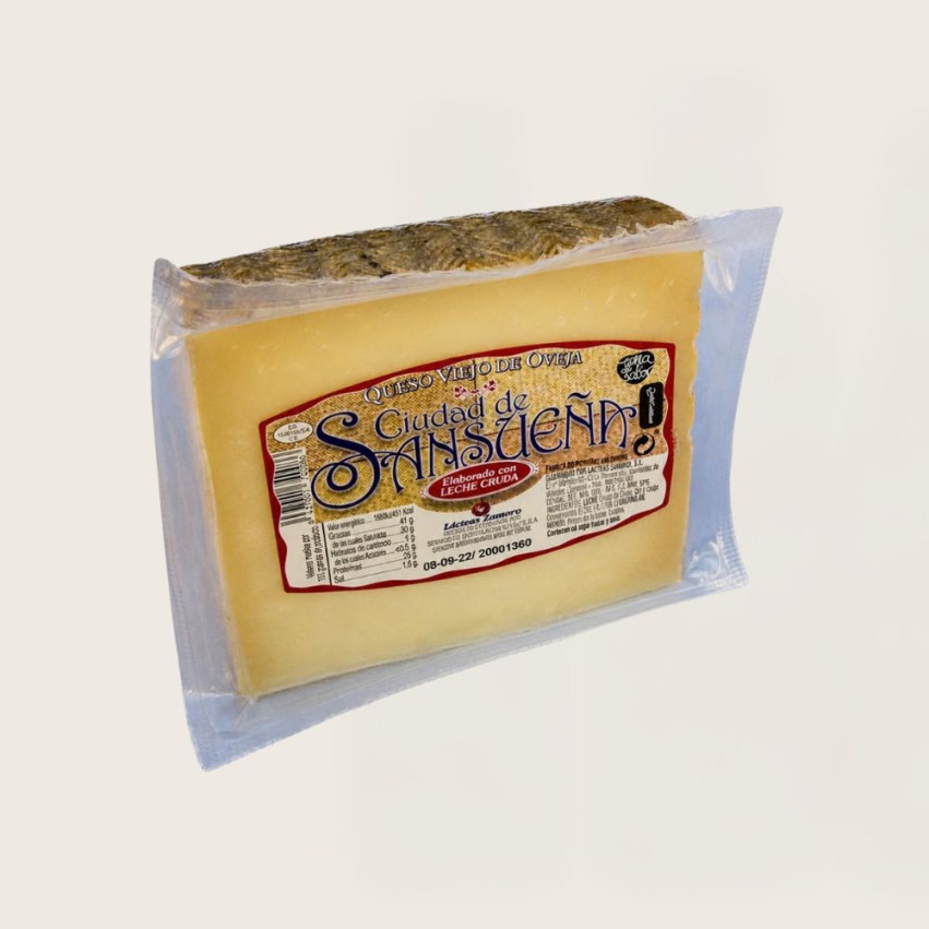 Queso de Oveja Leche Cruda Curado Sansueña 250g