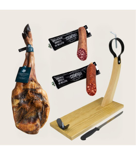 Pack Sanchez Romero Carvajal G: Paleta 4,5-5 SRC + Embutidos Cosierra + tabla + couteau