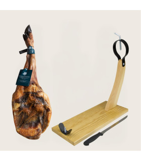 Paleta de Bellota 100% Ibérique Sánchez Romero Carvajal 4,5-5 kg/pièce + planche + couteau