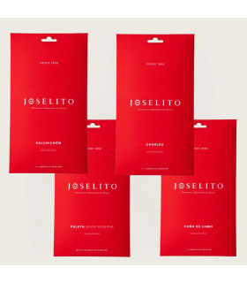 Pack plastrów Joselito | Paleta, Pol?dwica, Chorizo i Salchichón