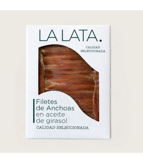 Anchoas del Cantábrico en A.O Hansa 120 g/12 Filetes La Lata